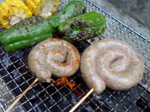 BBQ用ぐるぐるソーセージ（屋外のポイント）