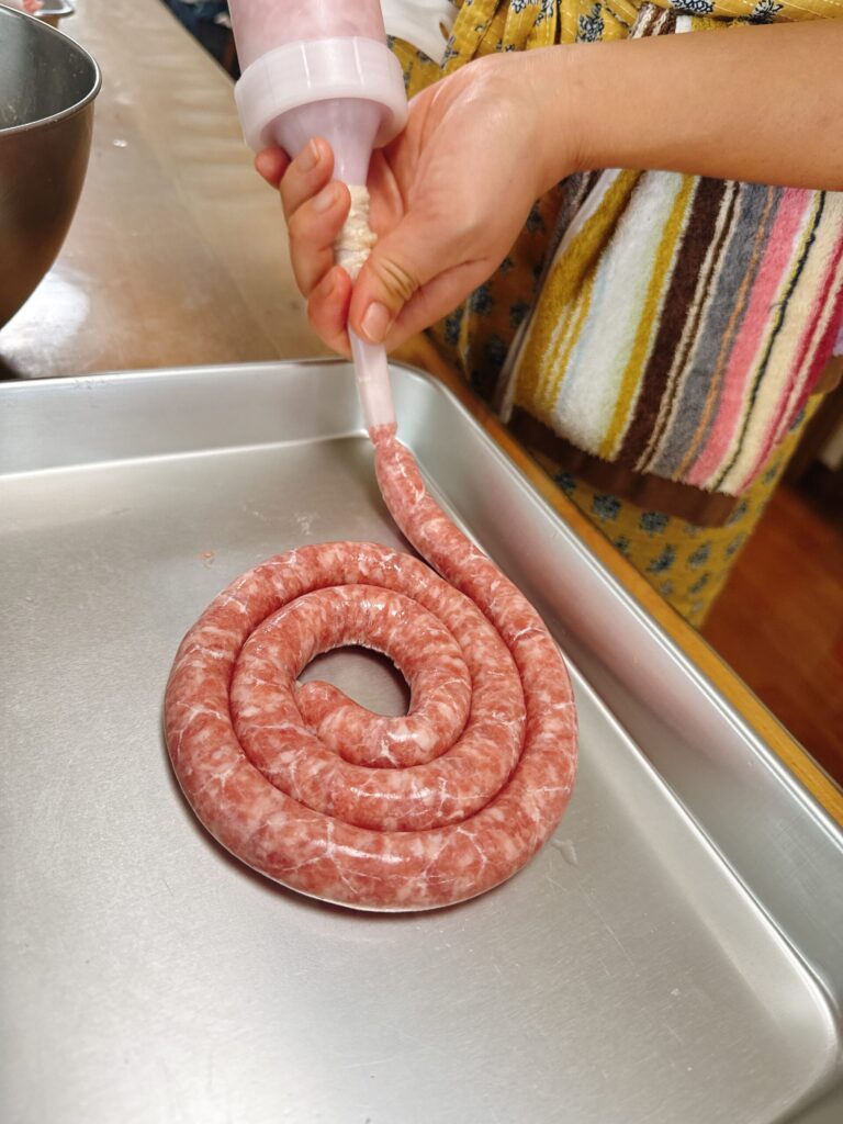 はじめてソーセージ