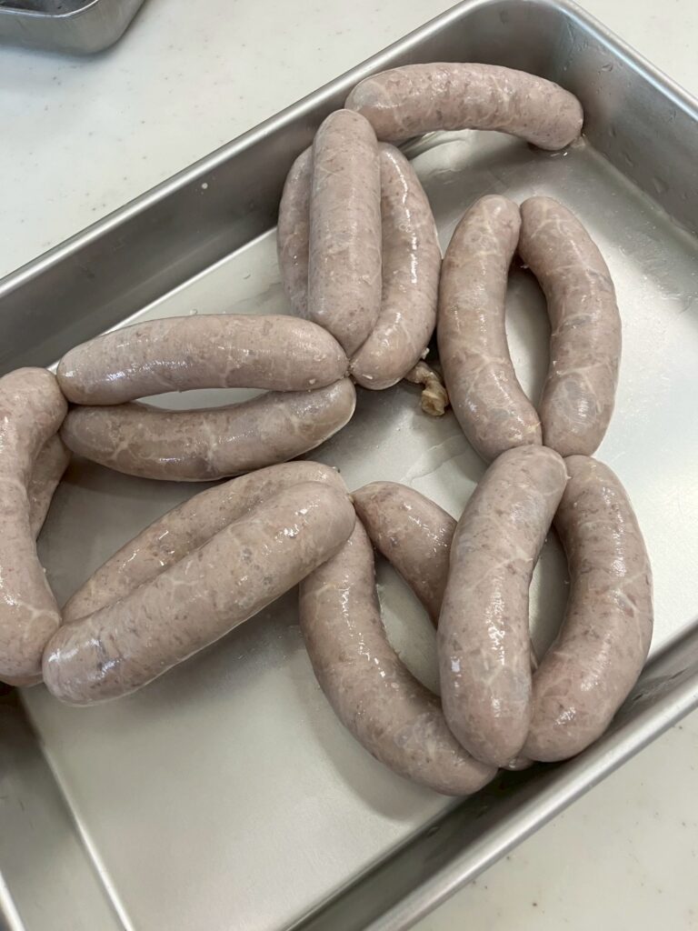 はじめてソーセージ