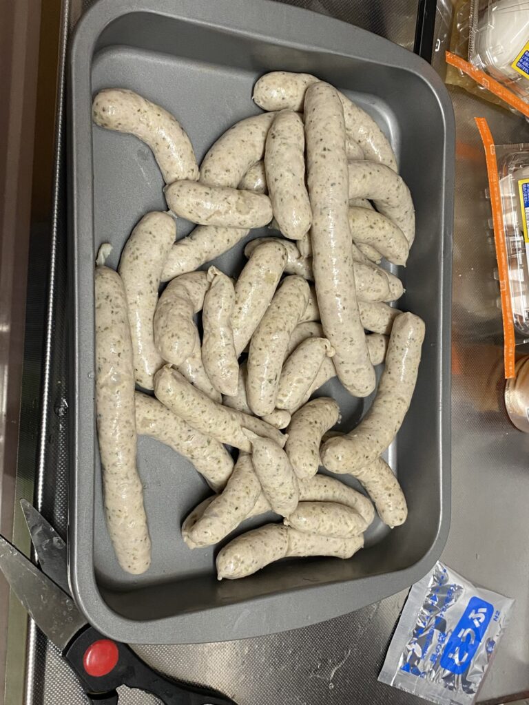 夢実現!ソーセージ作り